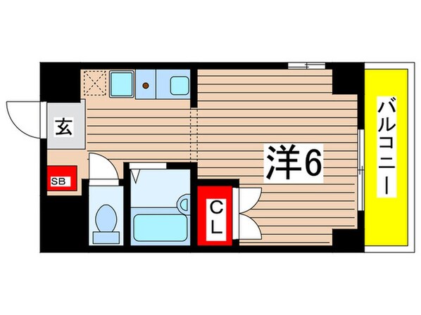 エンデバー武庫之荘の物件間取画像